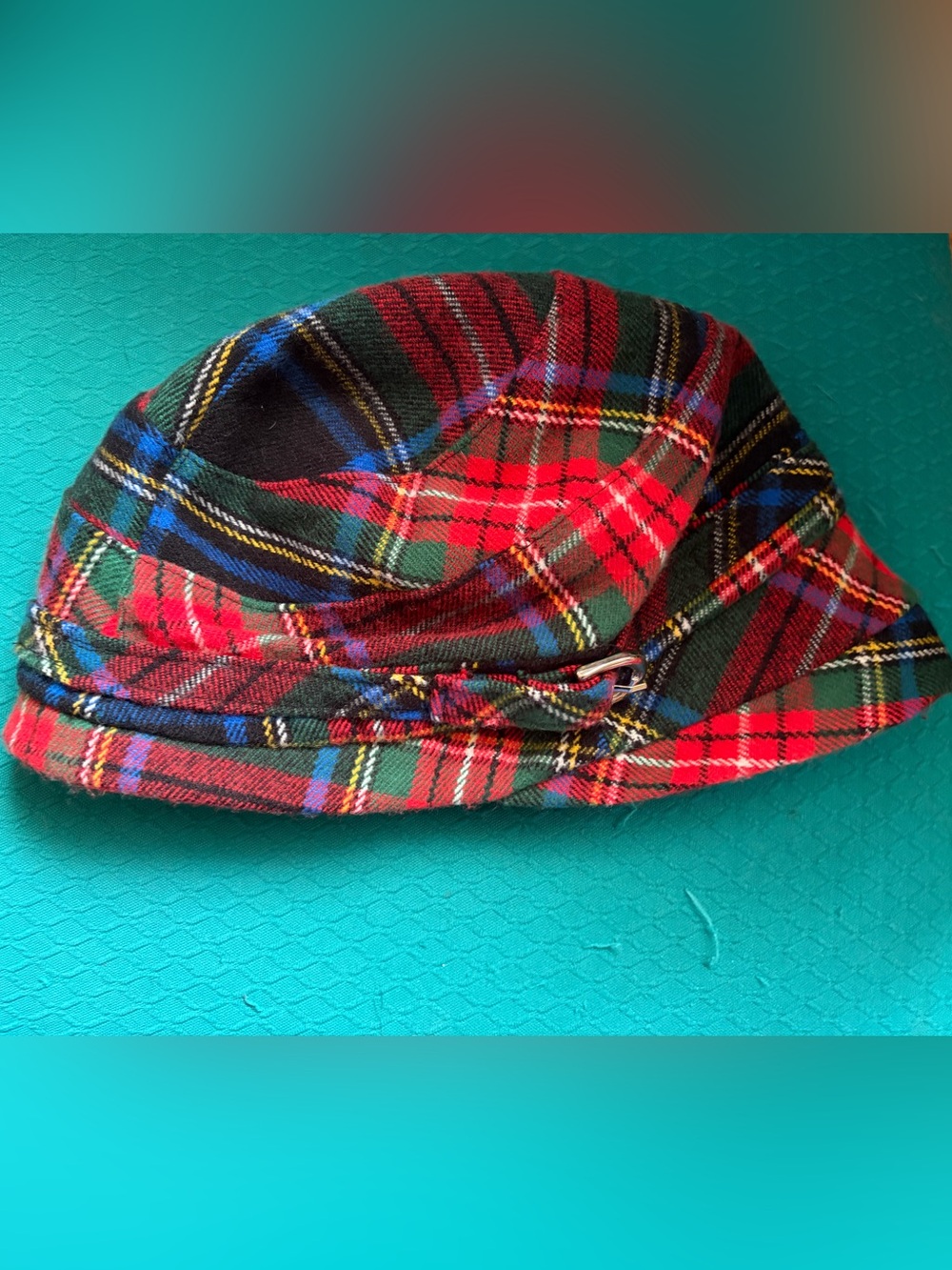 D&Y Tartan Plaid Bucket Hat - Red, Green & Blue